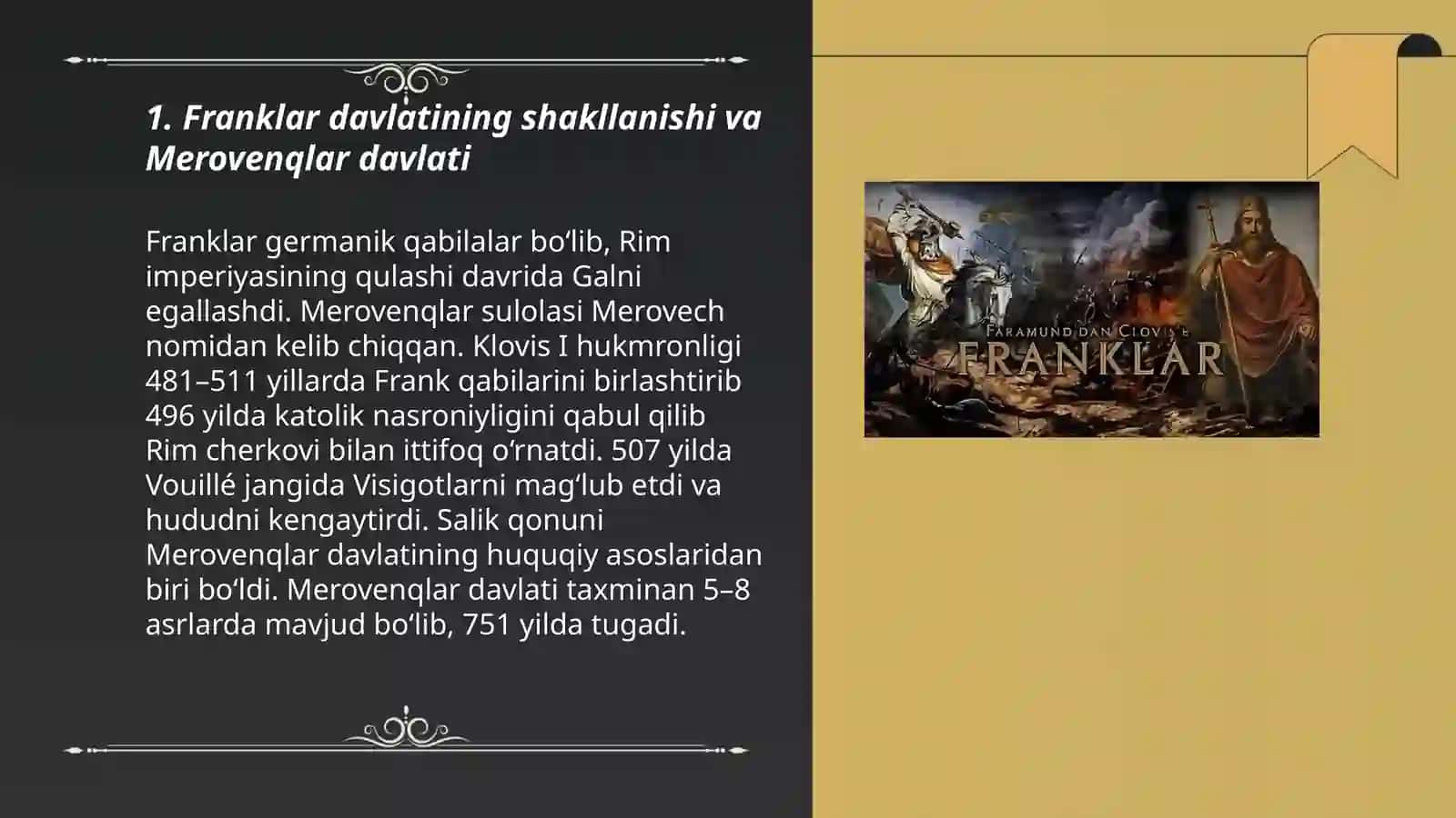 Franklar davlati: qirollikdan imperiya sari 3