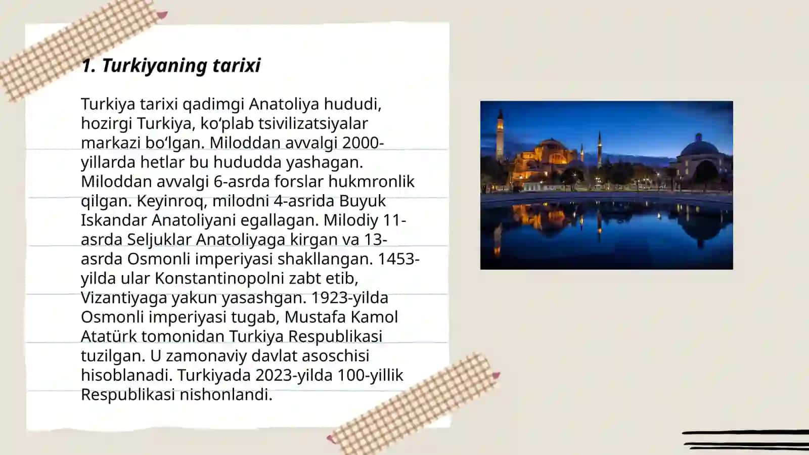 Turkiyaning tarixi 3