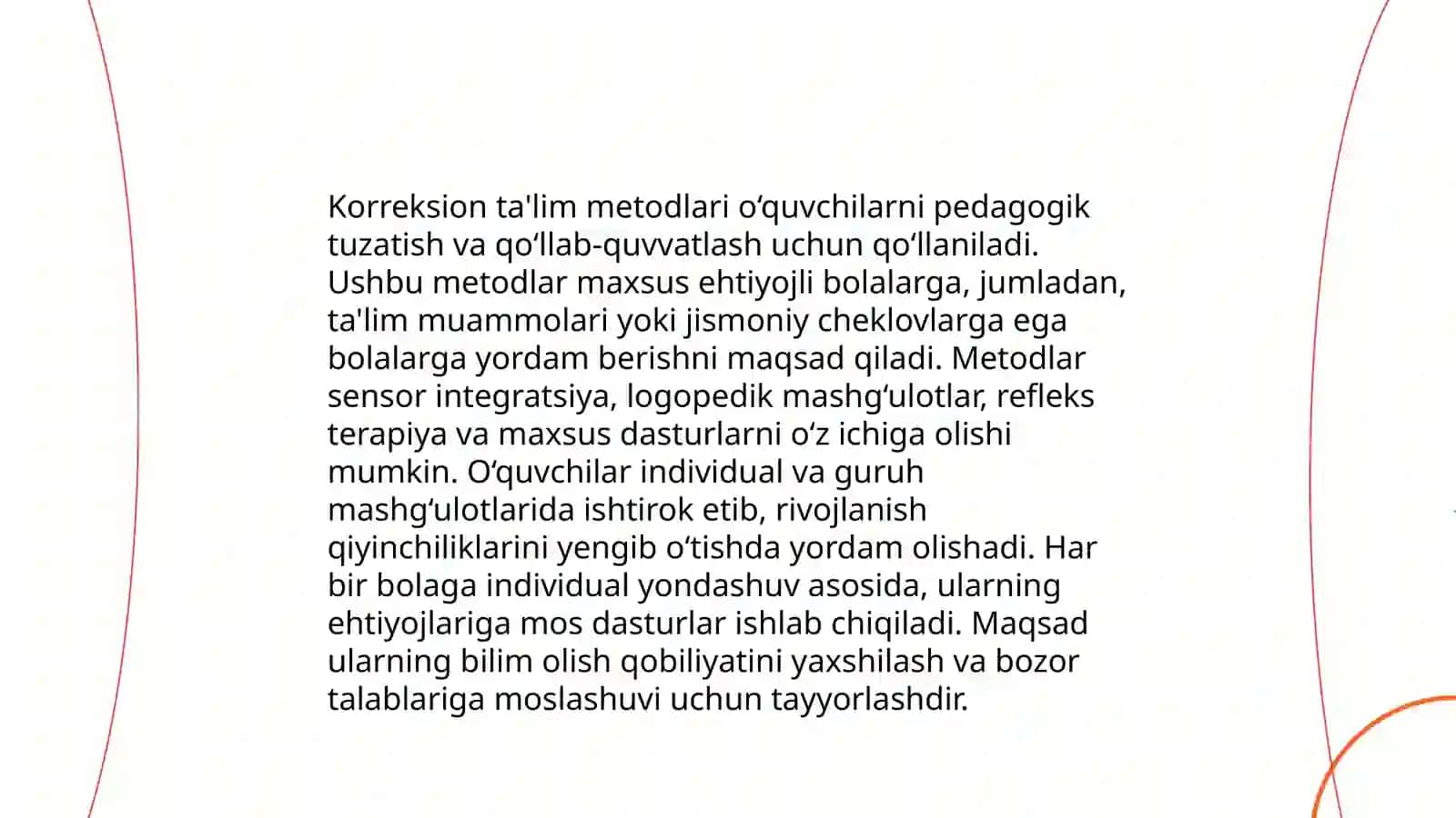 Pedagogik korreksiyada taʼlimning maʼlumot beruvchi metodilaridan foydalanish yoʻllari 3