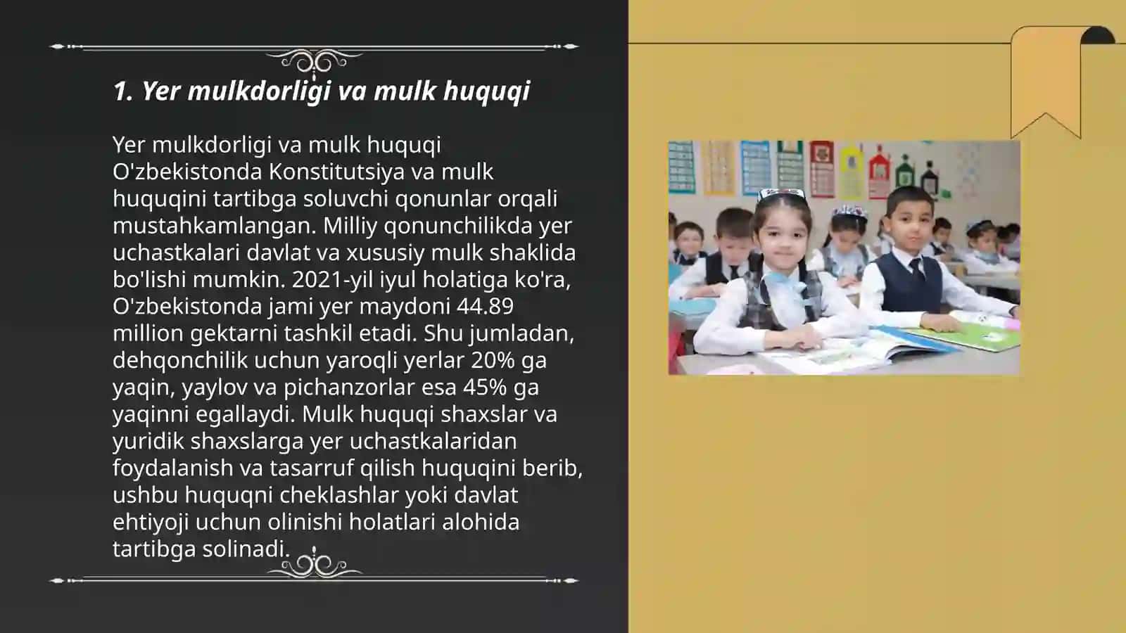 Qishloq xo'jaligiga mo'ljallangan yerlarning huquqiy holati 3