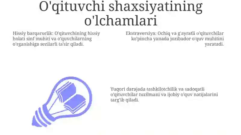 Tarbiya jarayonida o'qituvchi shaxsining ta'siri 3