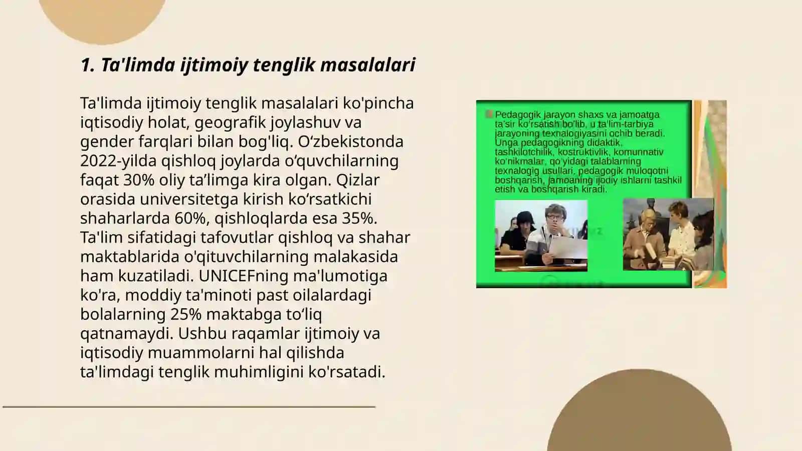 Ta’lim- tarbiya jarayonida o‘quvchi-yoshlar o‘rtasida vujudga keladigan ijtimoiy-pedagogik muammolar 3