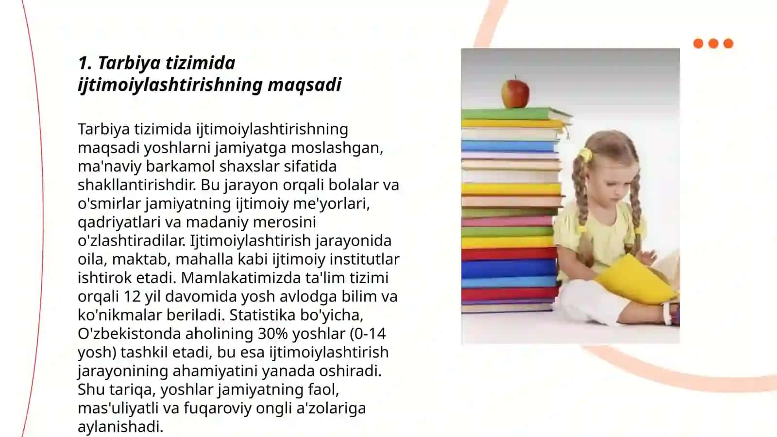 Tarbiya tizimini ijtimoiylashtirish 3