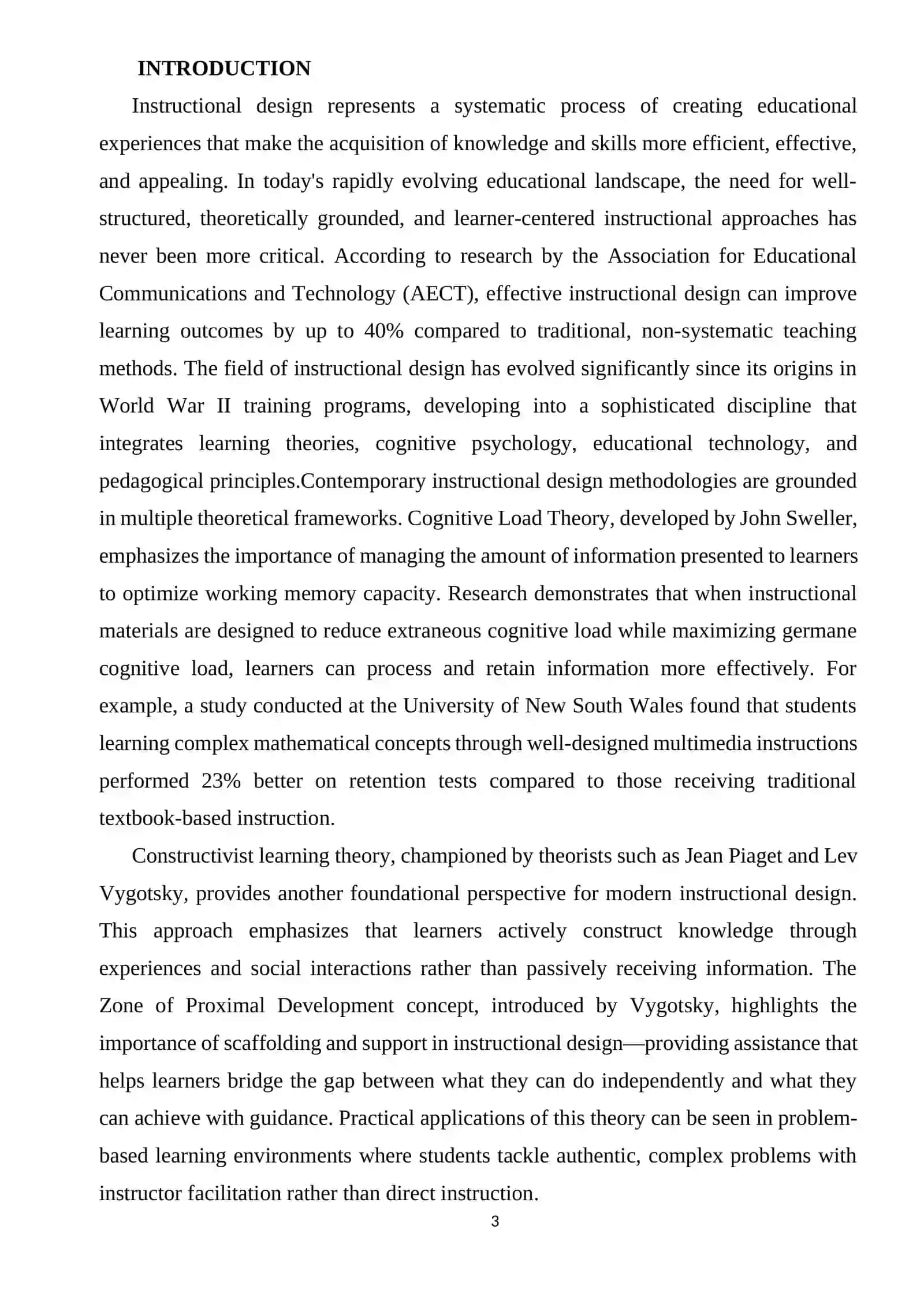 INSTRUCTIONAL DESIGN METHODOLOGIES. 3