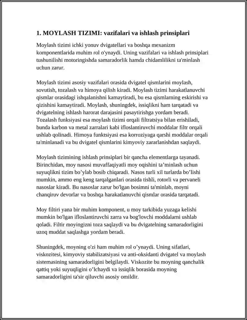 MOYLASH TIZIMI 3