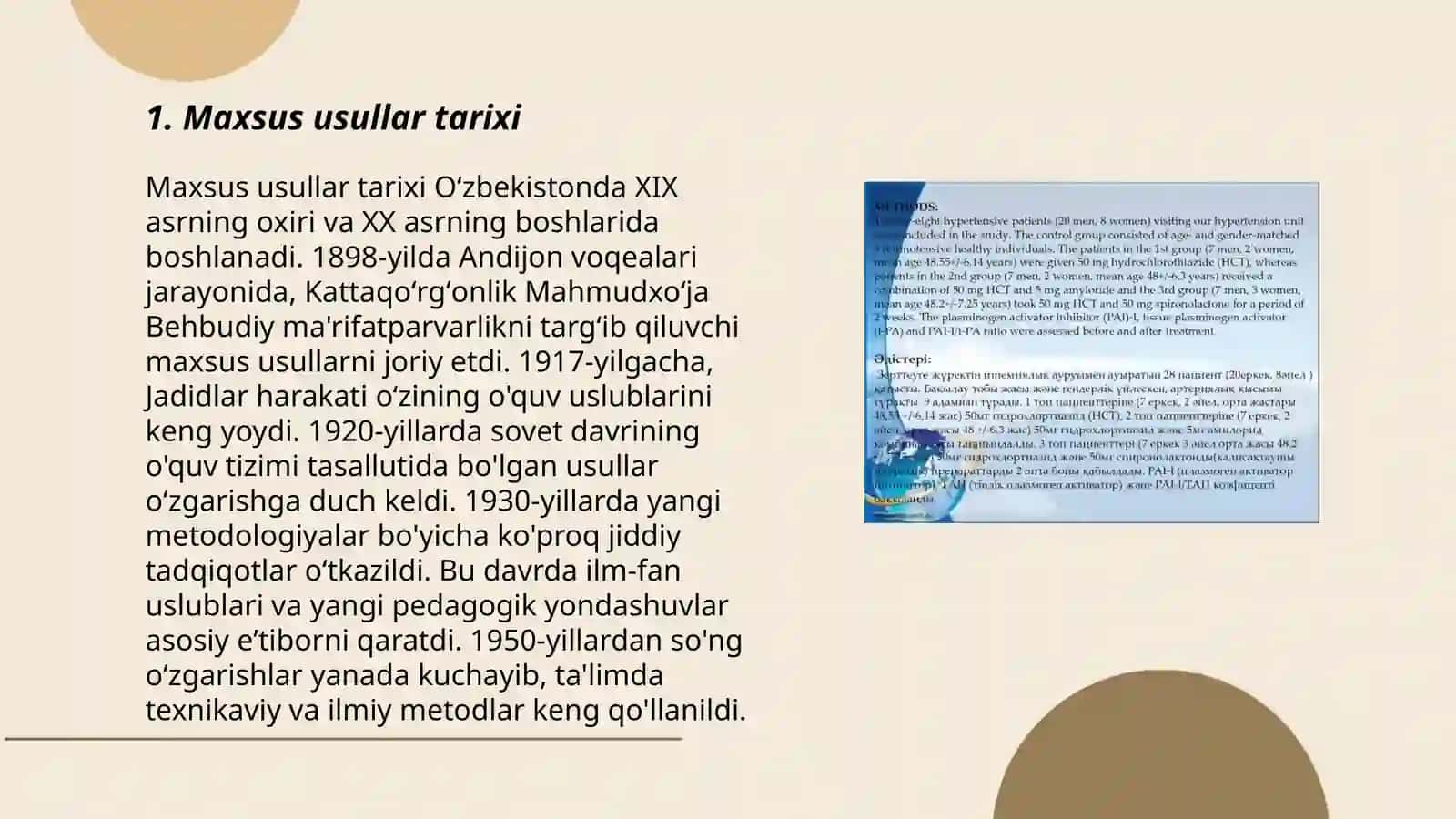 Maxsus usullar tarixi 3