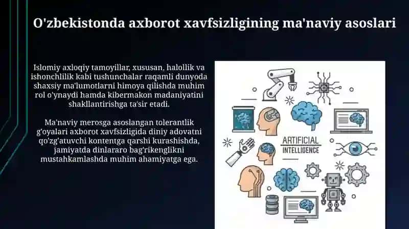 O'zbekistonda axborot xavfsizligining ma'naviy va huquqiy asoslari 3