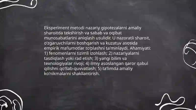 Eksperiment metodi 3