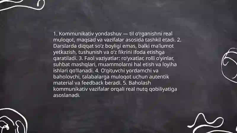 Ingliz tilini oʻqitishda zamonaviy yondashuvlar 3