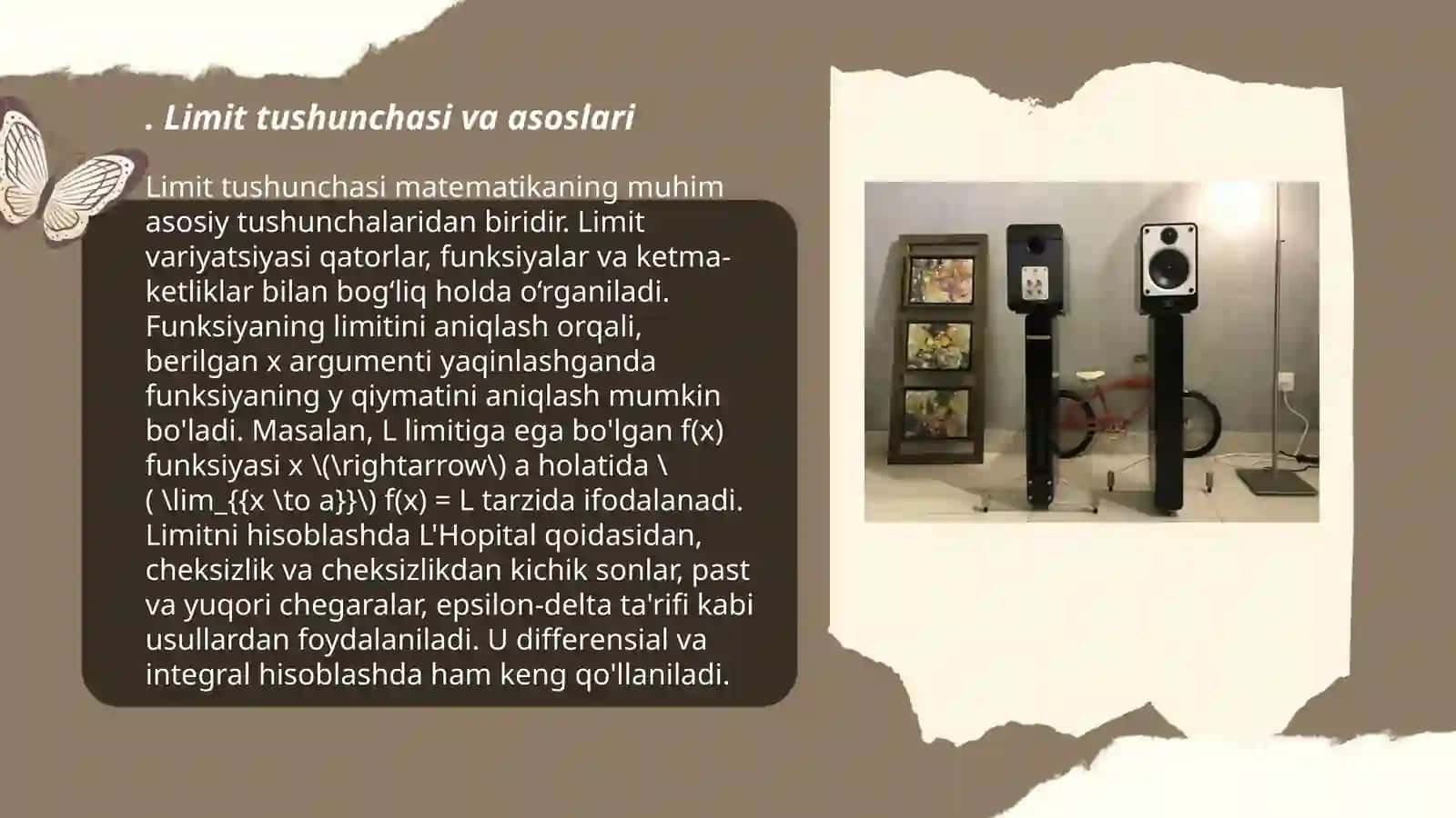MATEMATIK ANALIZ FANIDAN TOPSHIRGAN MUSTAQIL ISH TAQDIMOTI 3