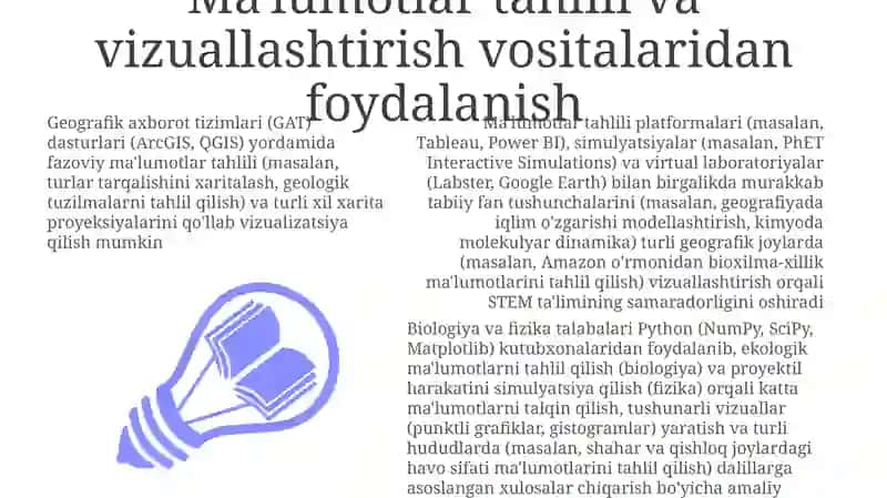 STEM ta'limining zamonaviy texnologiyasi 3