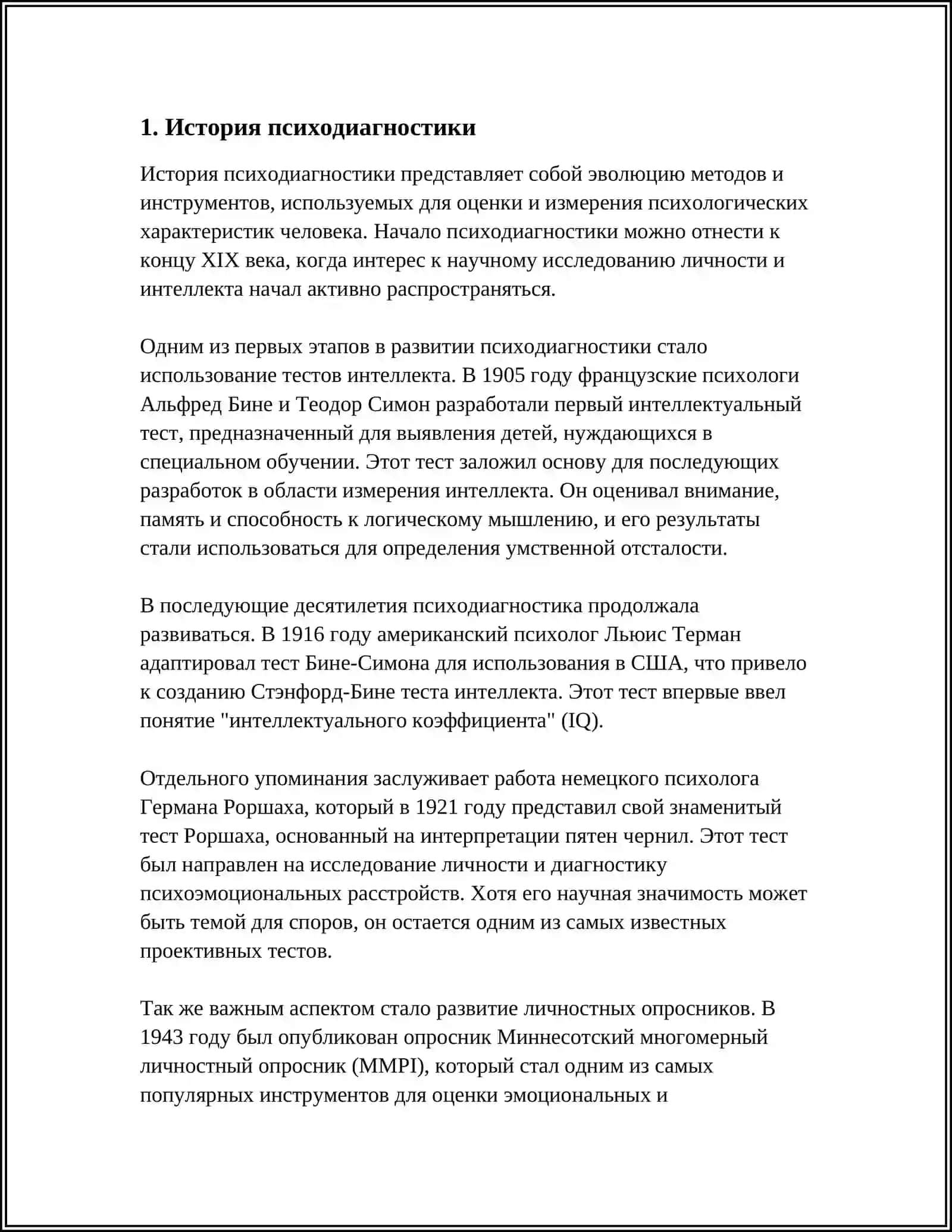 PSIXODIAGNOSTIKA MAVZUSIDA MUSTAQIL ISH 3