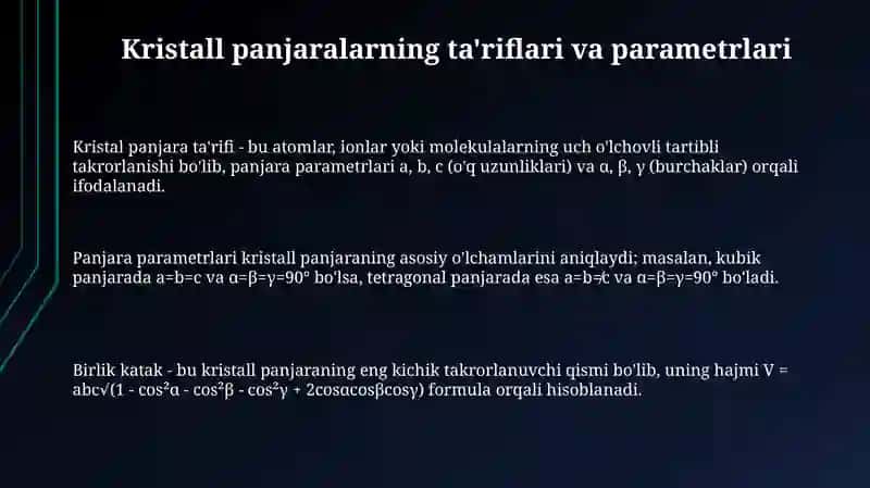 Kristall panjara turlari 3