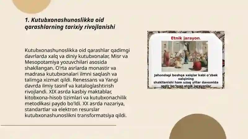 Kutubxonashunoslikka oid qarashlarning shakllanishi 3