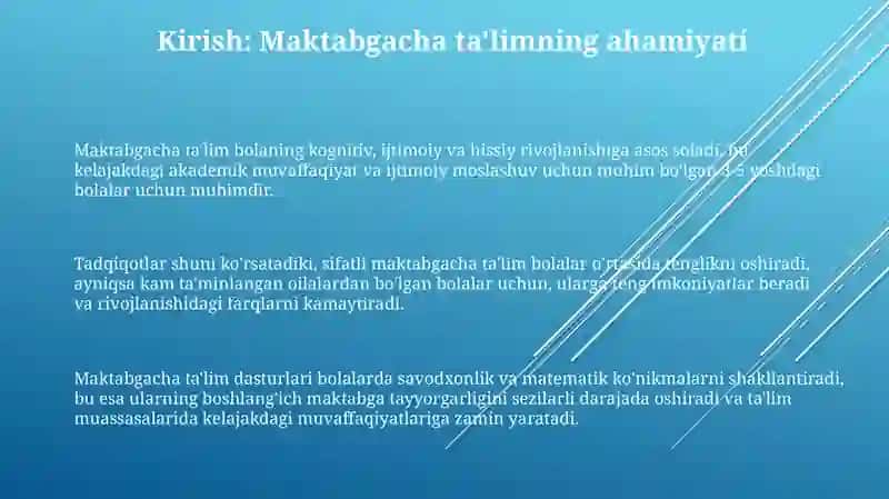 Koreyada maktabgacha ta'lim tizimi 3