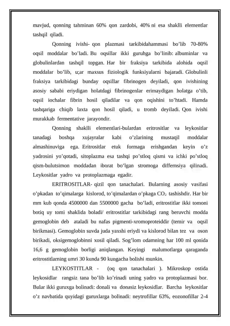 QON AYLANISH SISTEMASINING FIZIK ASOSLARI 3