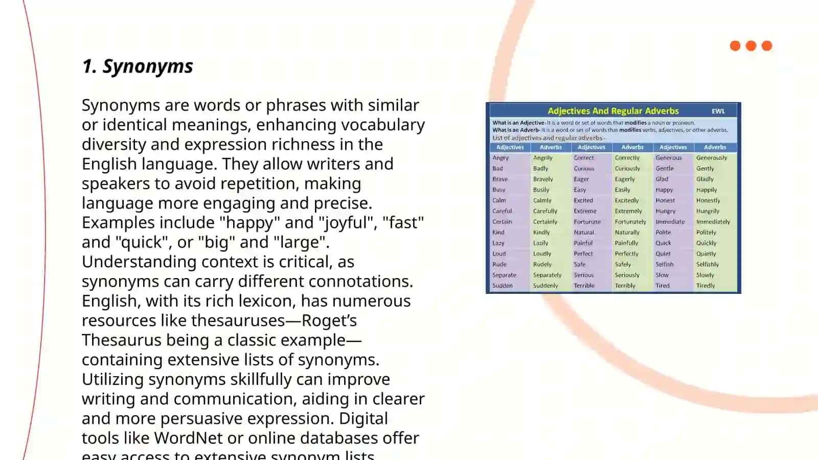 Relative and related words 3