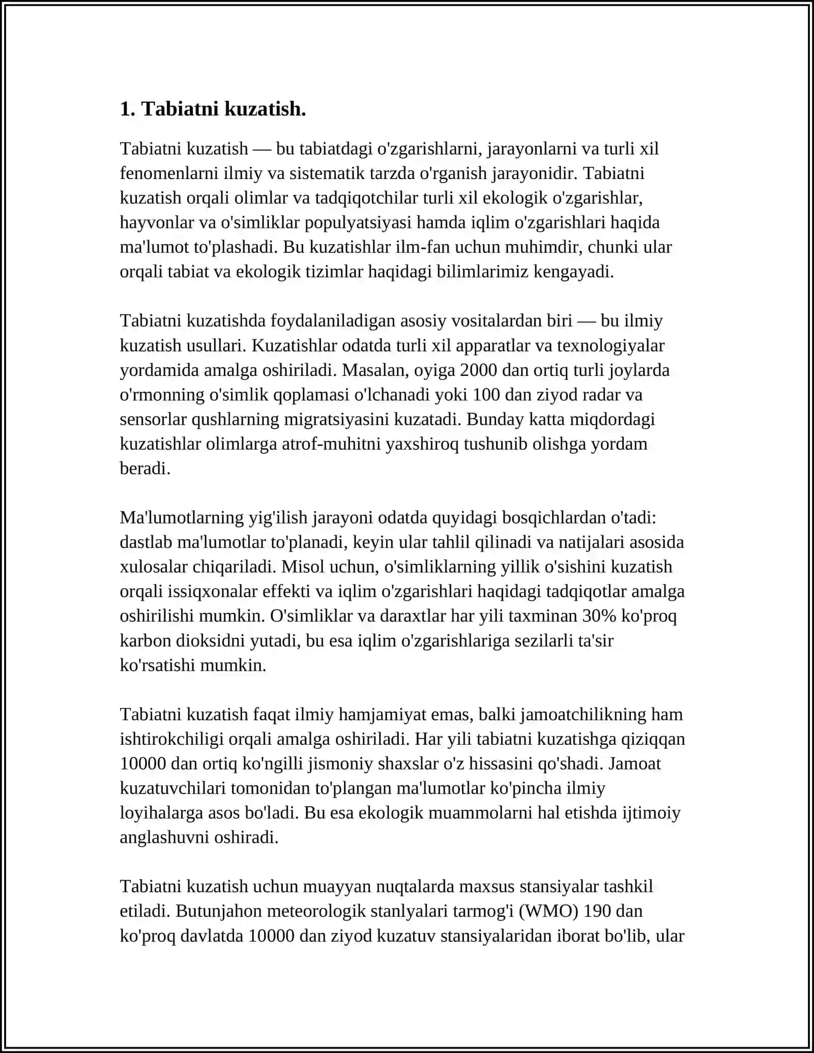 MAKTABGACHA YOSHDAGI BOLALARNI TABIAT BILAN TANISHTIRISH USULLARI 3