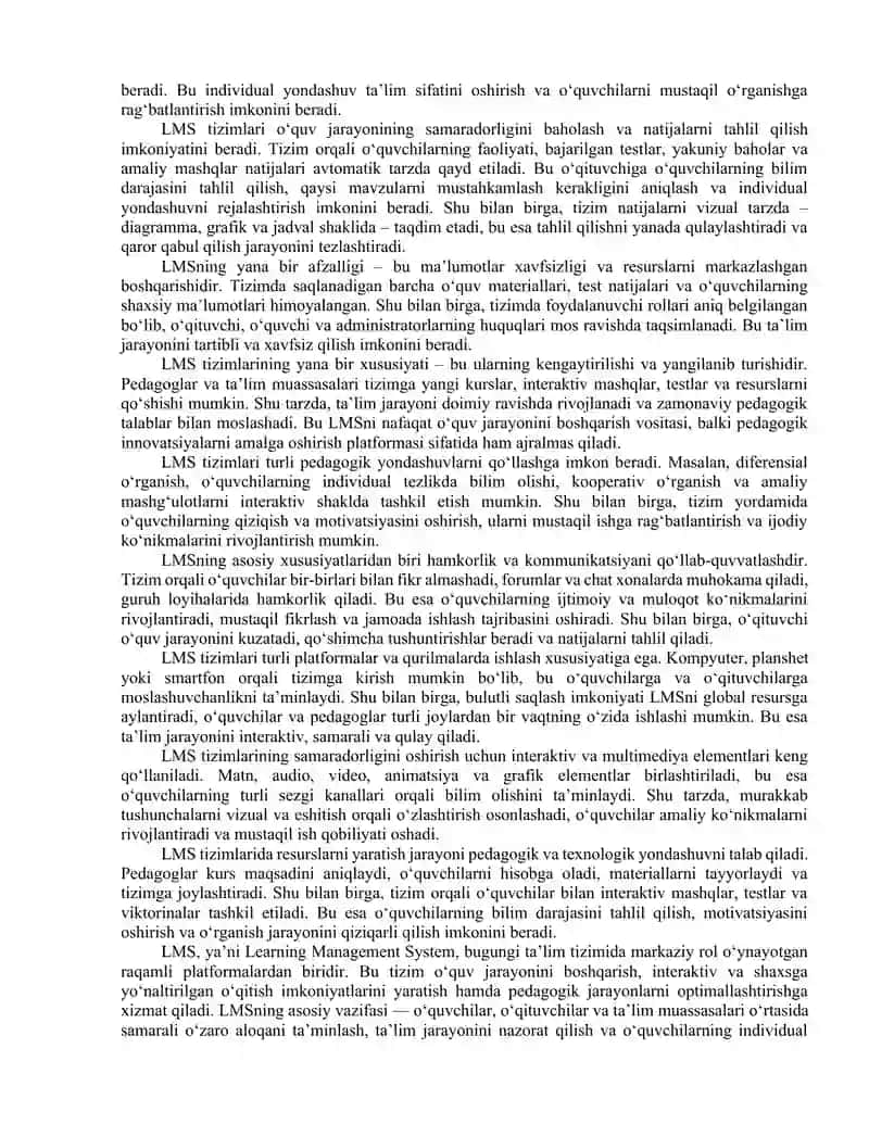 LMS (learing management systems)- ta'limni boshqaruv tizimlari 3