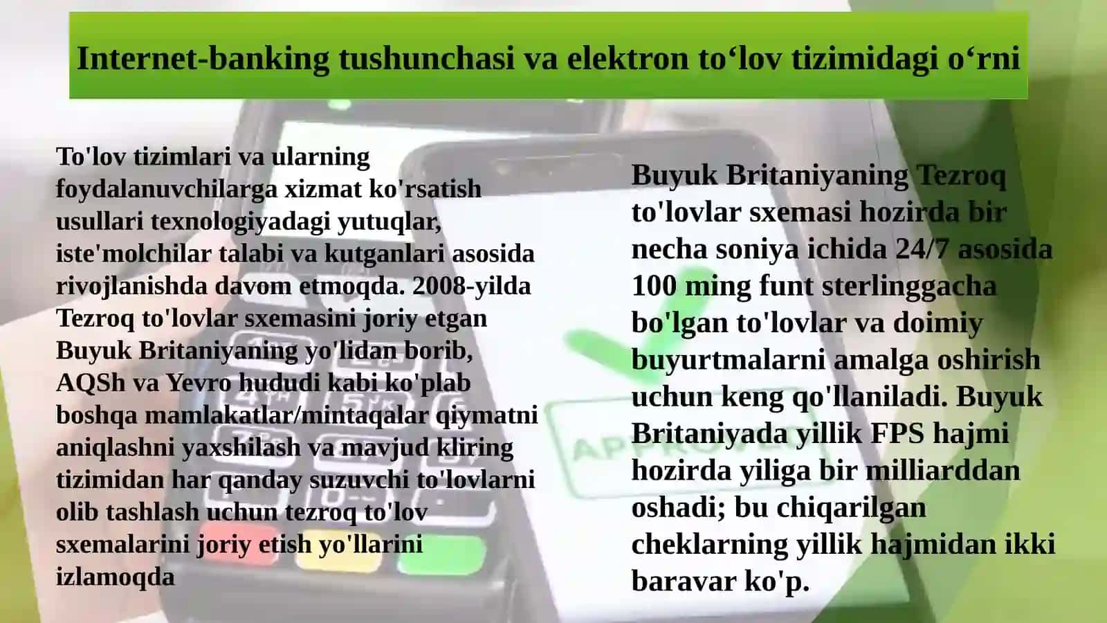 "Internet-banking" elektron to’lov tizimi 3