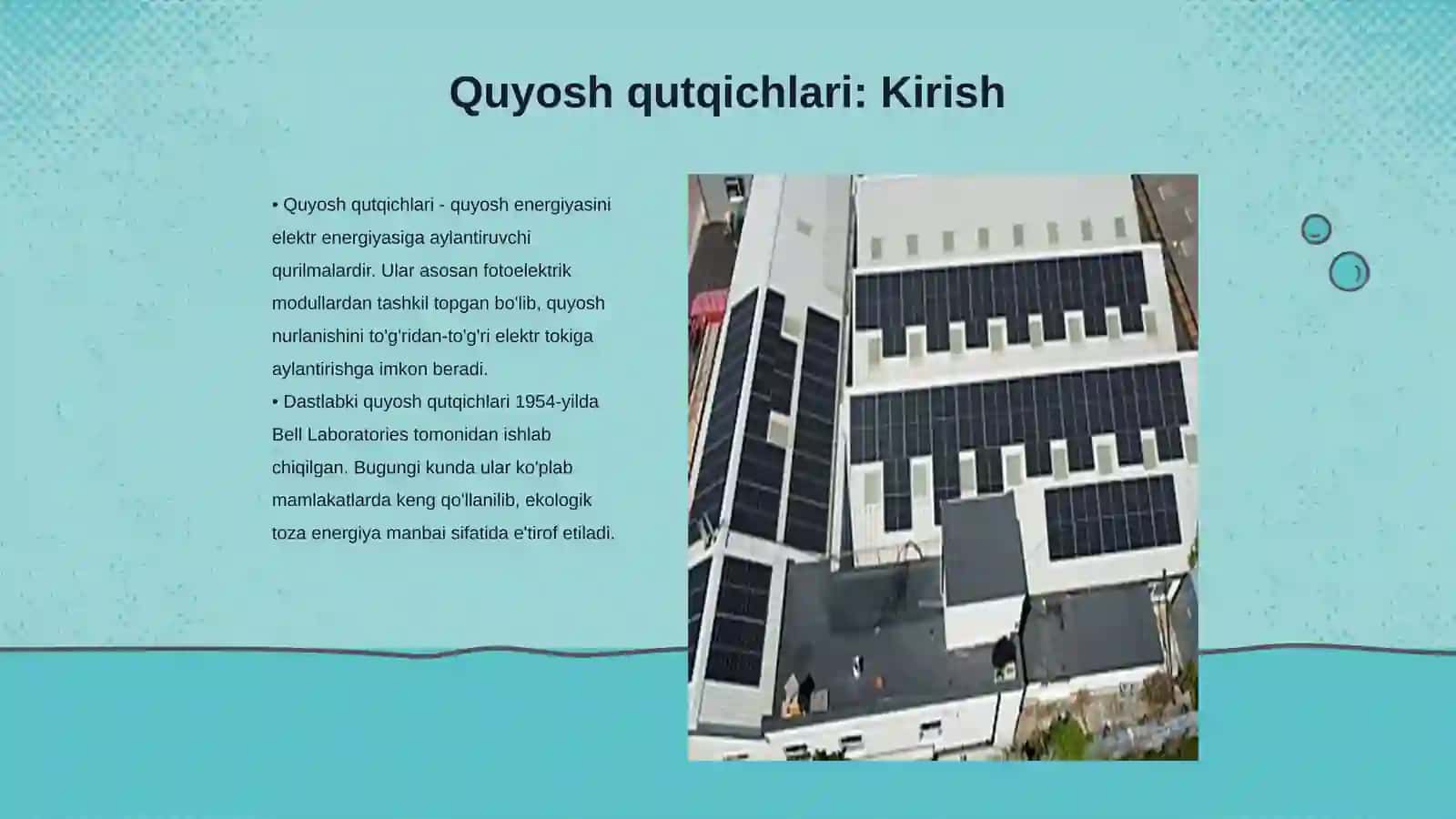Quyosh qutqichlarini ish rejimini oʻrganish 3