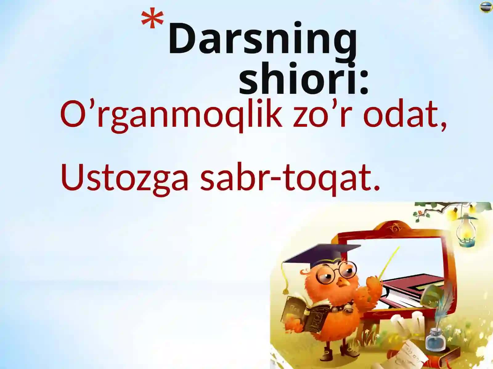 6-sinf Ona tili fanidan Harakat va holat fe'llari dars ishlanmasi 3