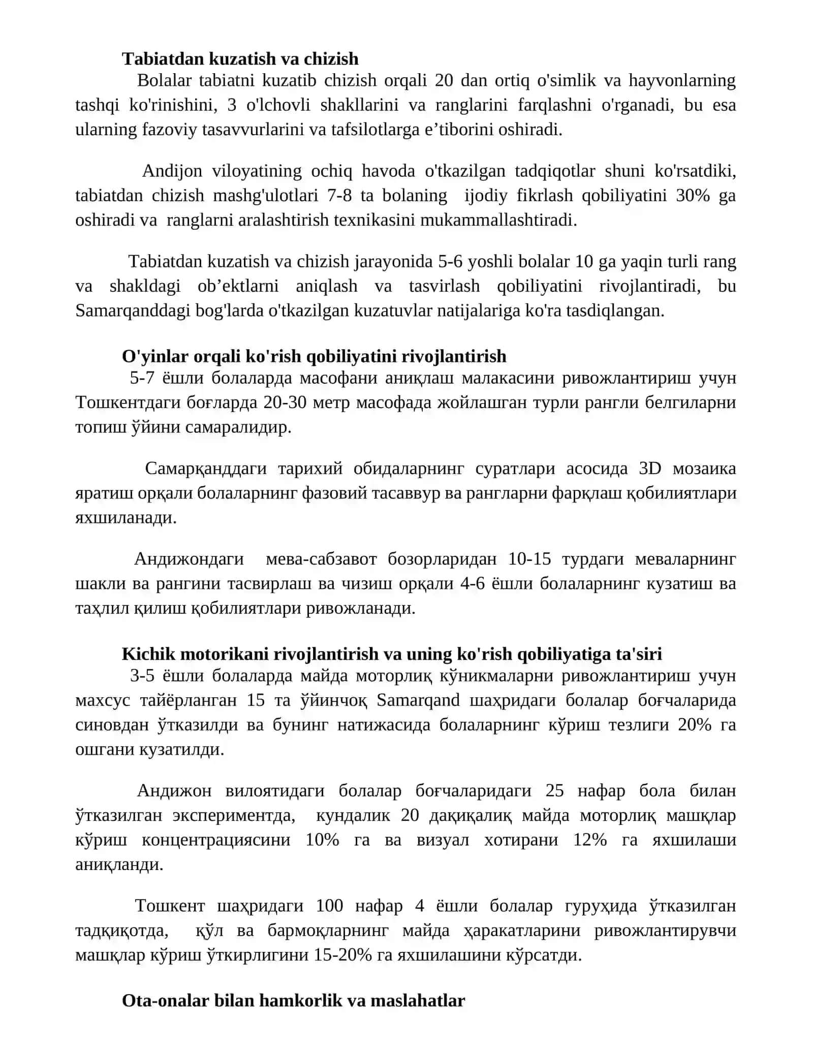 Maktabgacha yoshdagi bolalarni tasviriy qobiliyati va ijodkorligini rivojlantirish 3