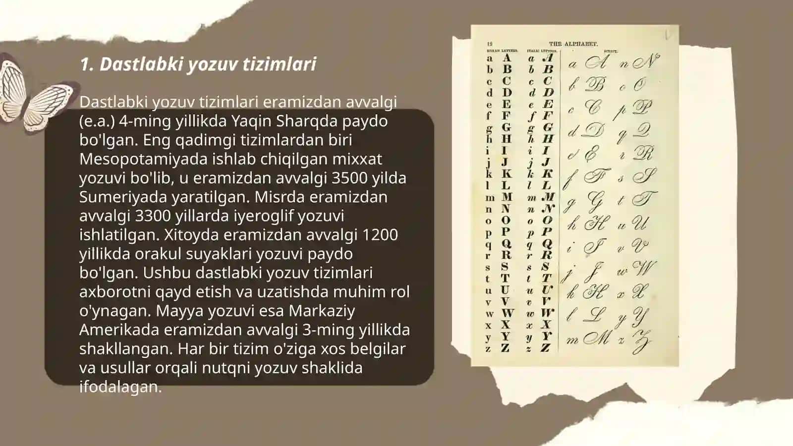 Dastlabki yozuv tizimlari 3