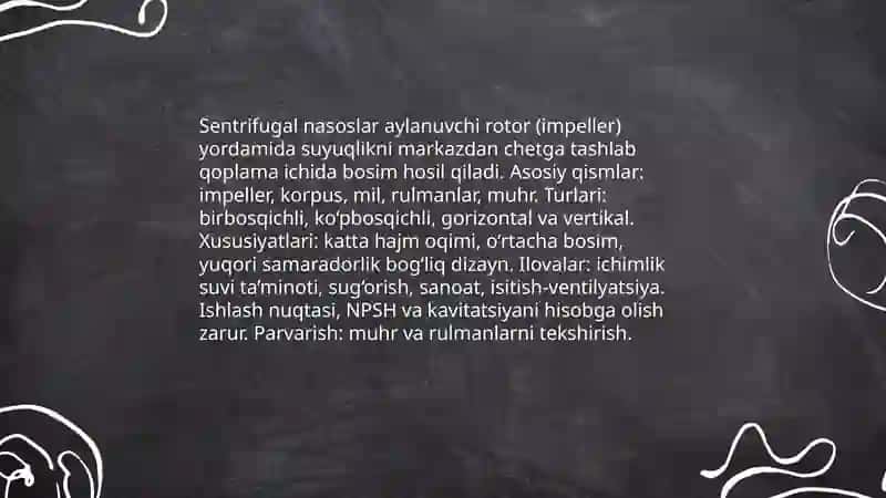 Turli xil nasoslar 3