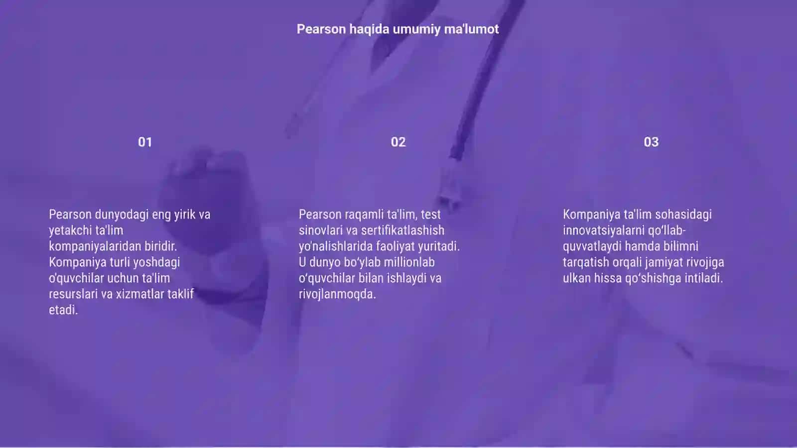 Pearson dunyodagi yetakchi ta'lim kompaniyasi 3