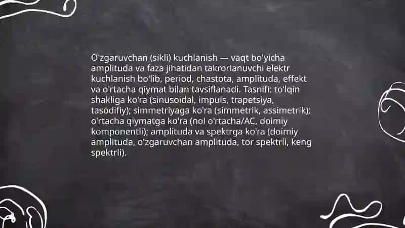 O'zgaruvchan kuchlanishlar. Metallarning charchashi 3