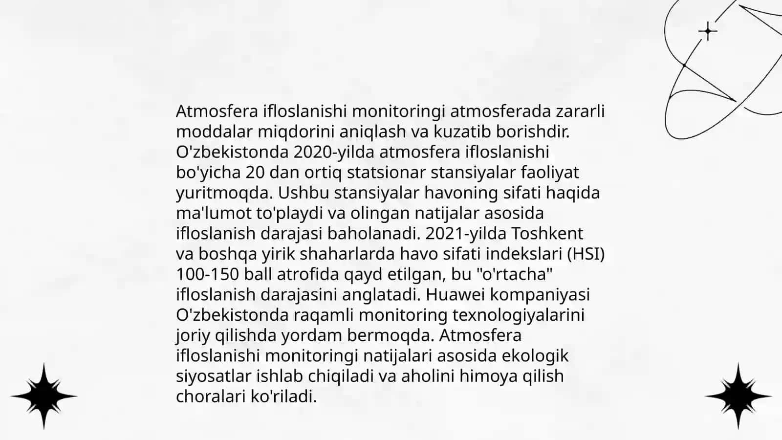 Atmosfera ekologik monitoringi 3