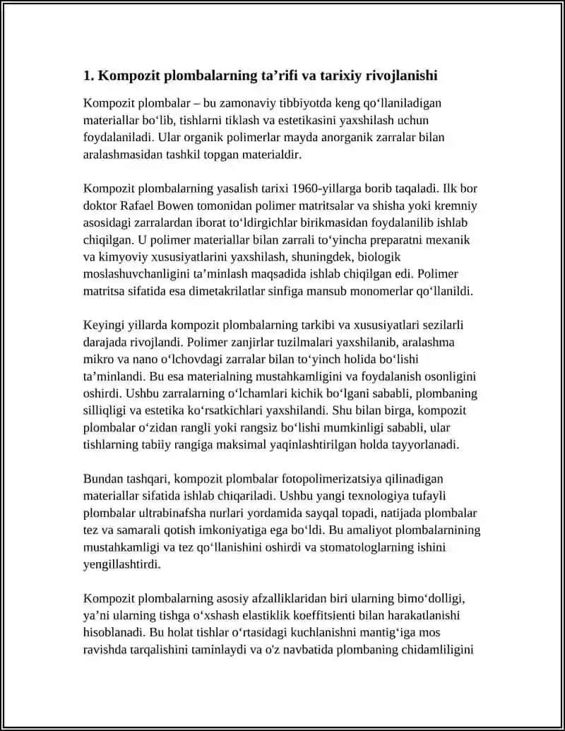 Kompozit Plomba Ashyolari 3