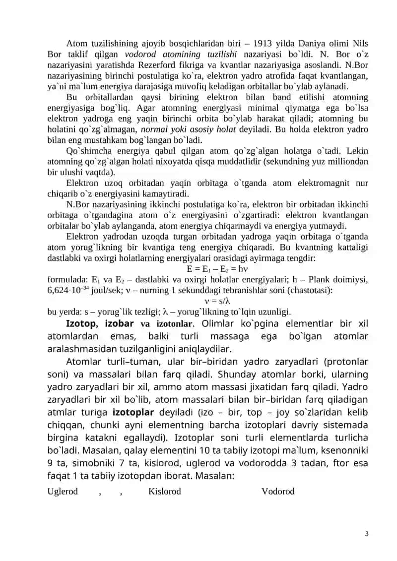 Atom tuzilishi 3