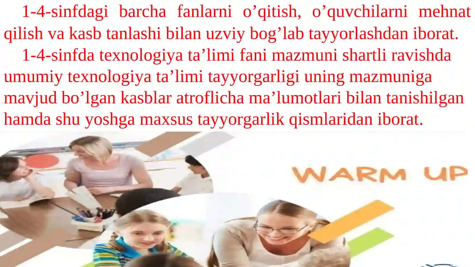 Texnologiya ta'limining mazmuni. Texnologiya ta'limining shakl va metodlari 3