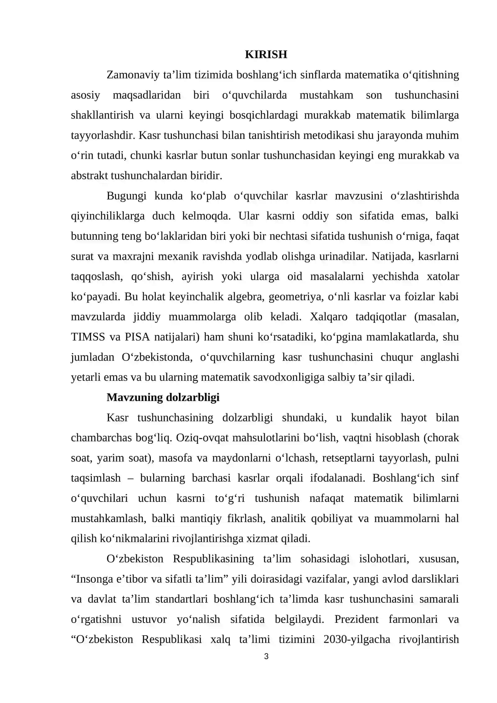 Kasr tushunchasi bilan tanishtirish metodikasi 3