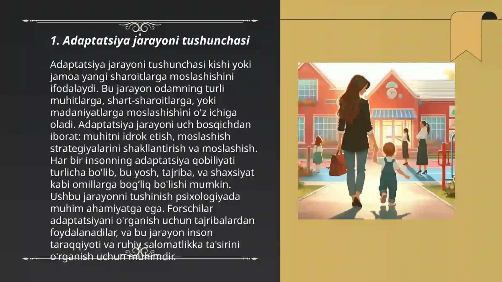 Adaptasiya jarayoni va uning bosqichlari 3