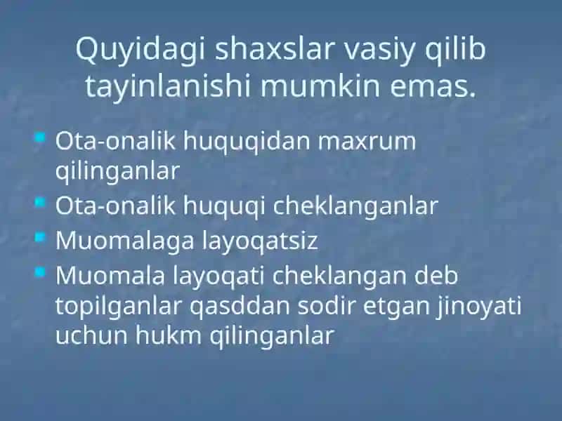 Vasiylik va homiylik 3