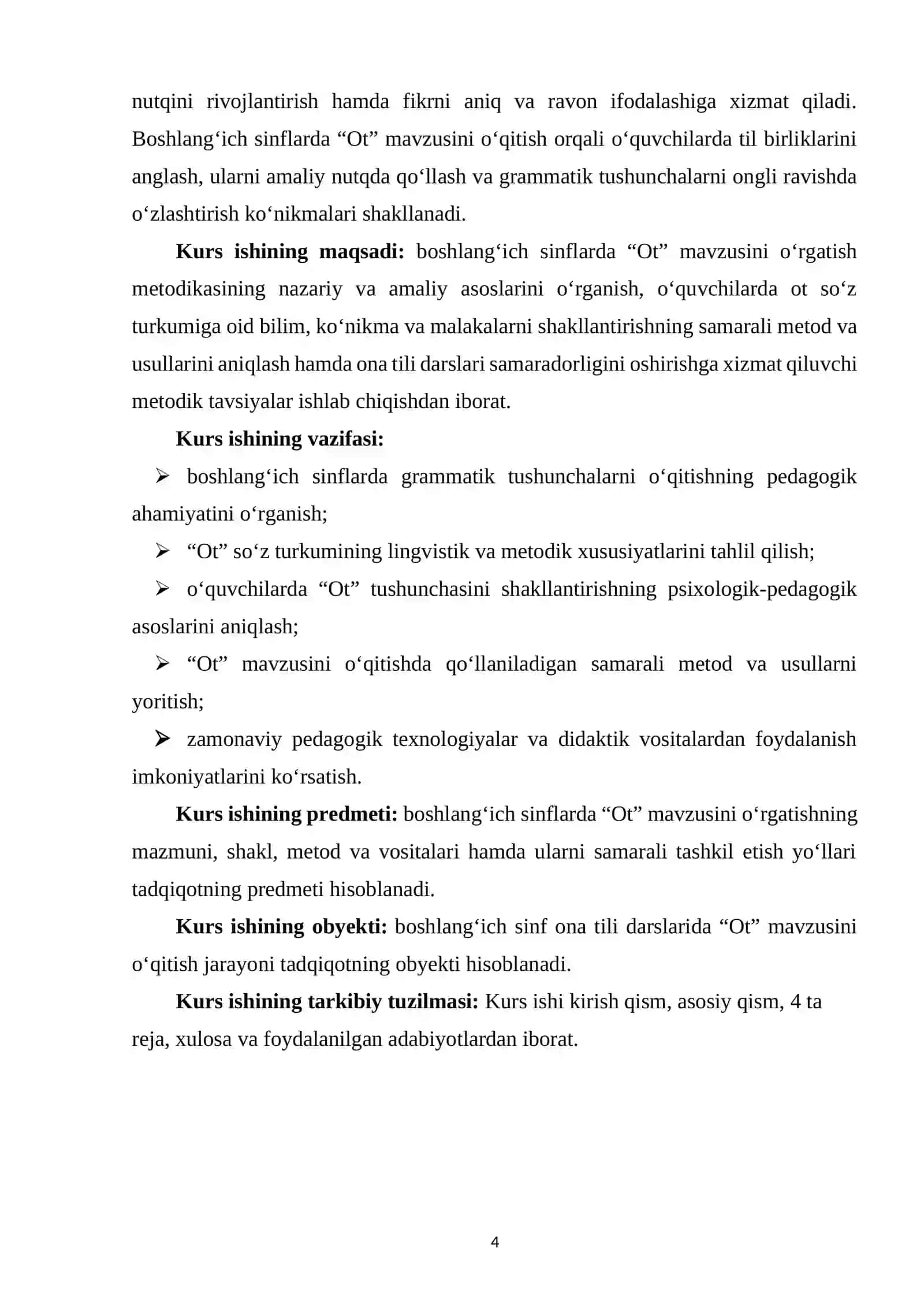 Boshlang‘ich sinflarda “Ot” mavzusini o‘rgatish metodikasi 3
