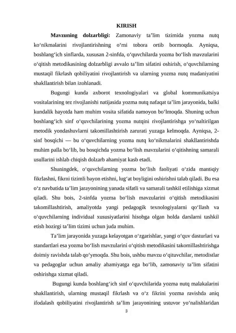 2-SINFDA YOZMA BOʻLISH MAVZULARINI OʻQITISH METODIKAS 3