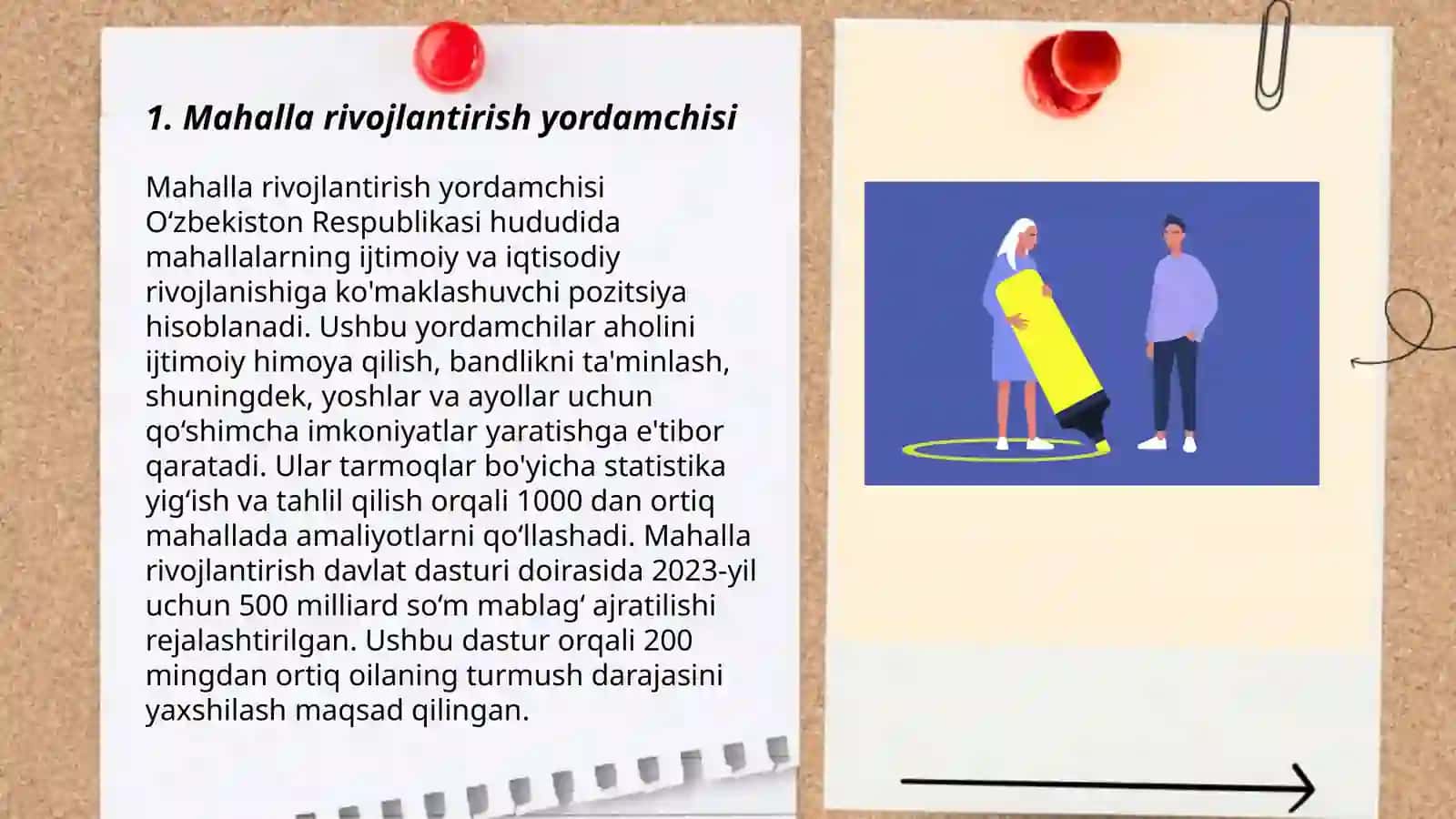 Mahalla rivojlantirish yordamchisi 3