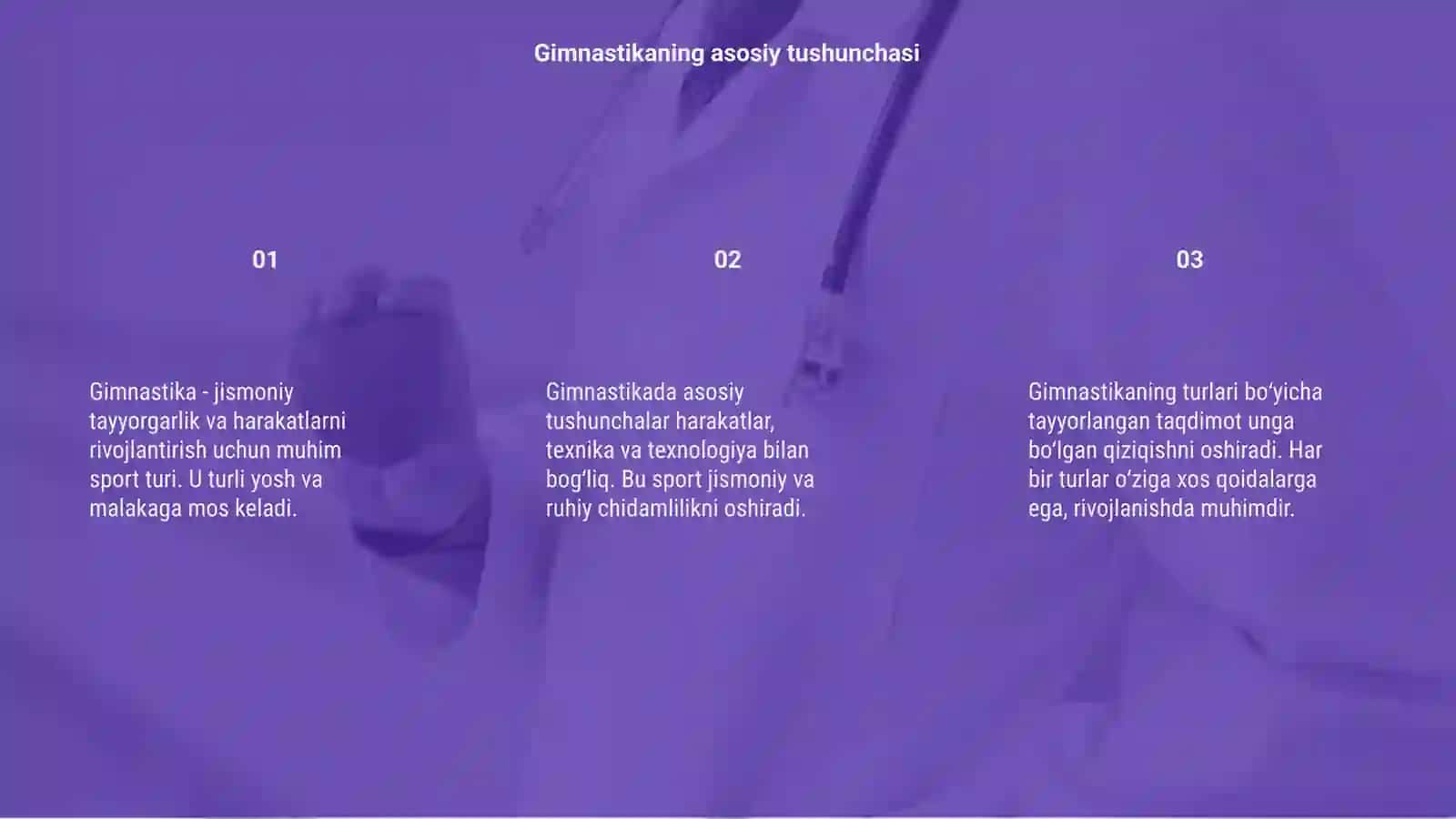 Gimnastika va uning turlari mavzusi bo'yicha taqdimot tayyorlash 3