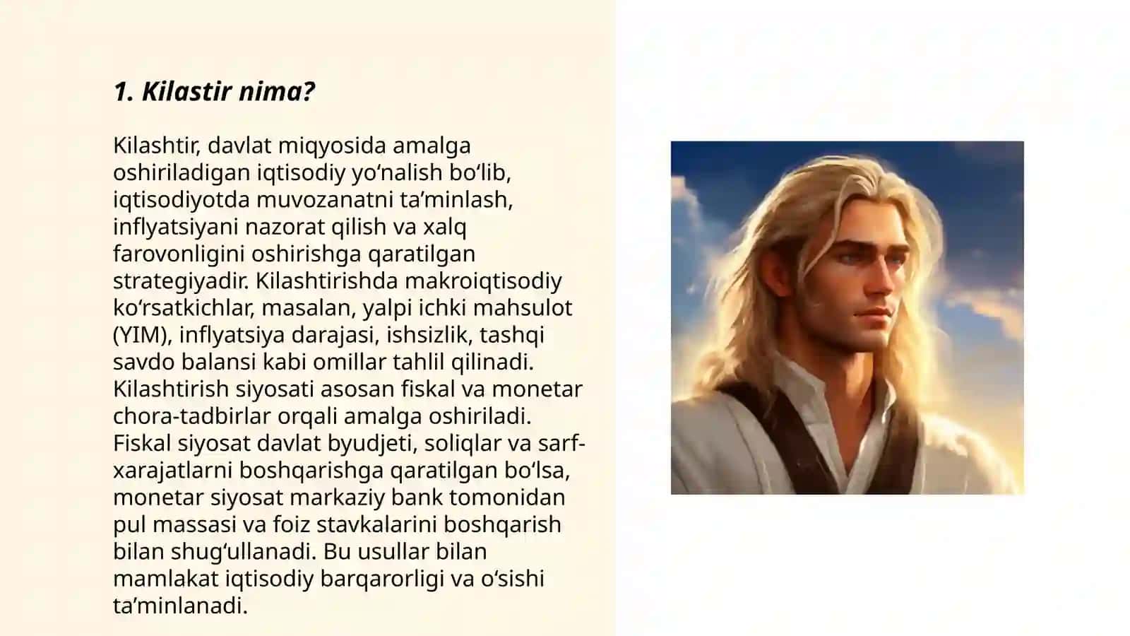 Kilashtirishda Makroiqtisodiy Ko‘rsatkichlar 3