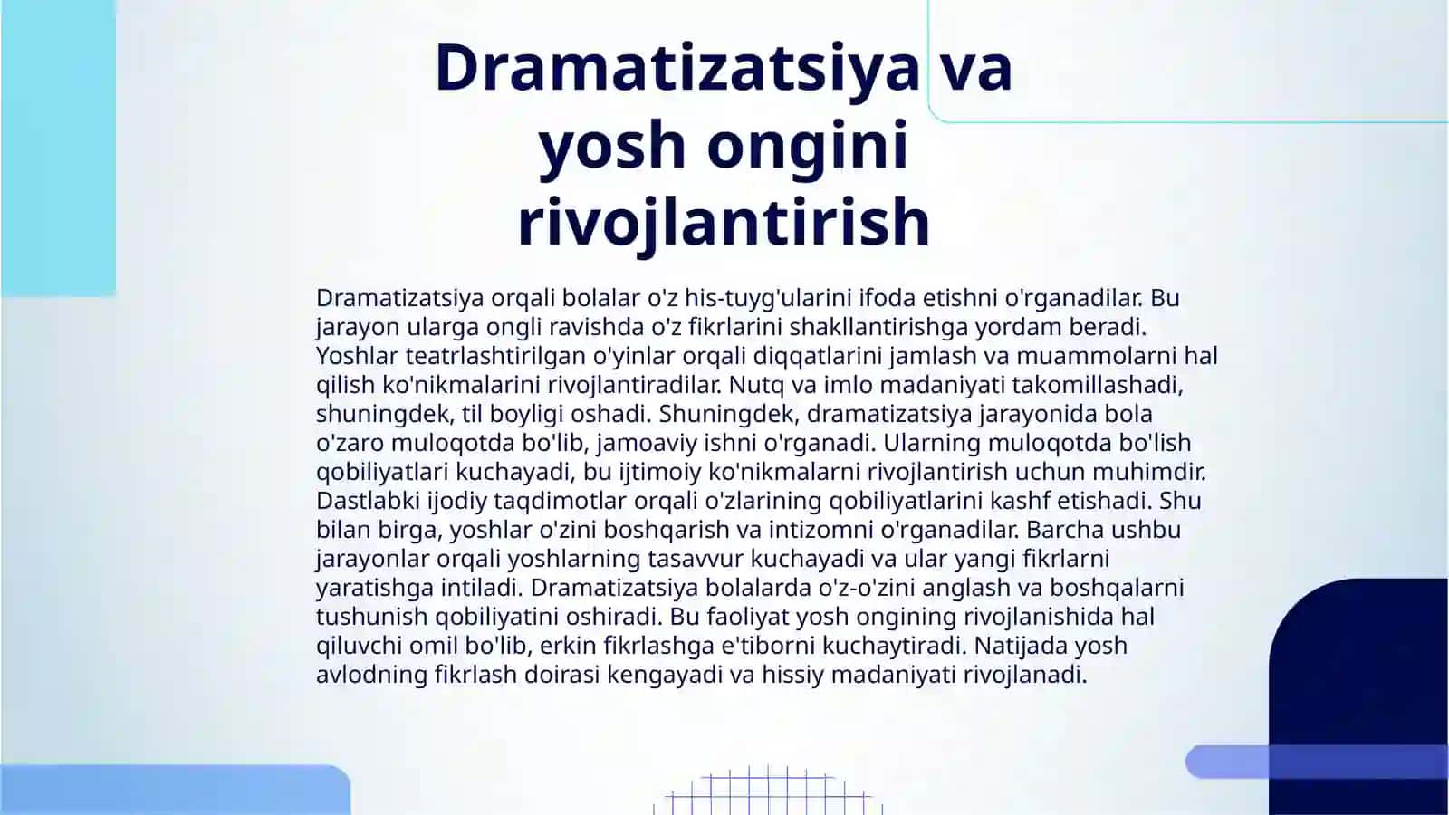 ERTAKLARNI DRAMATIZATSIYA QILISHNING TARBIYAVIY VA IJODIY IMKONIYATLARI 3