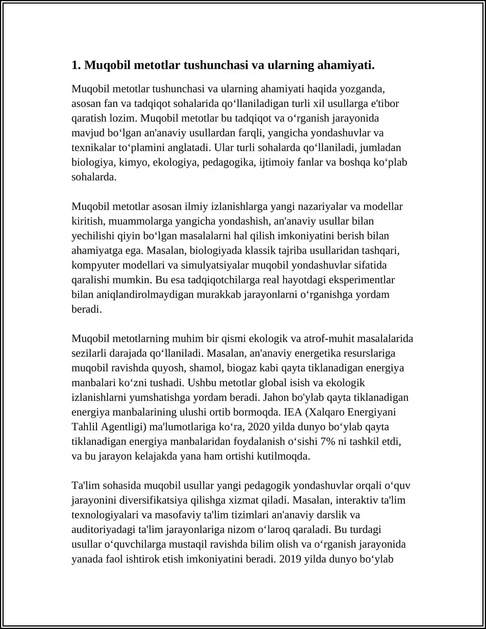 MUSIQA MADANIYAT DARSLARIDA MUQOBIL METOTLARDAN FOYDALANISH 3