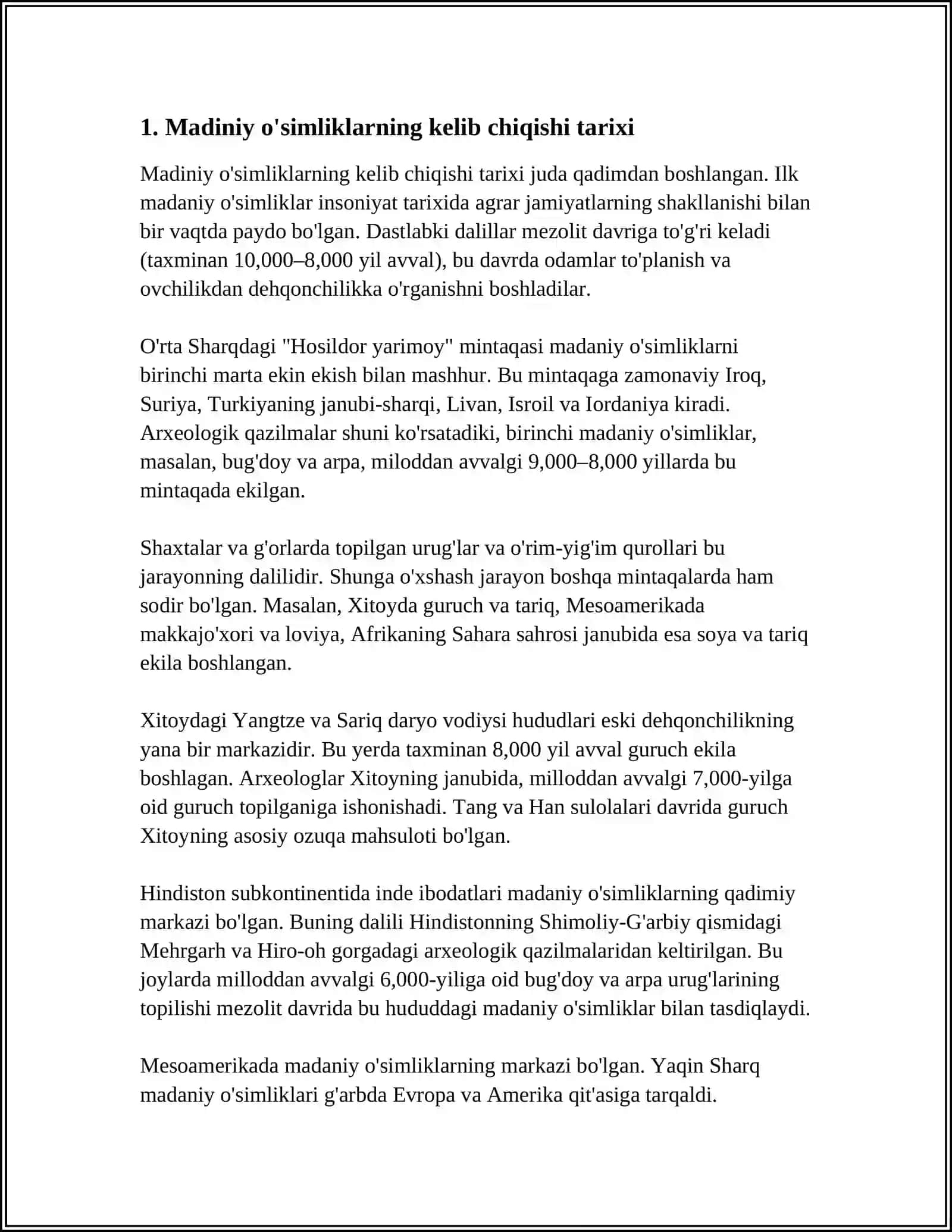 MADINIY OSIMLIKLERDIN KELIP SHIGIW 3