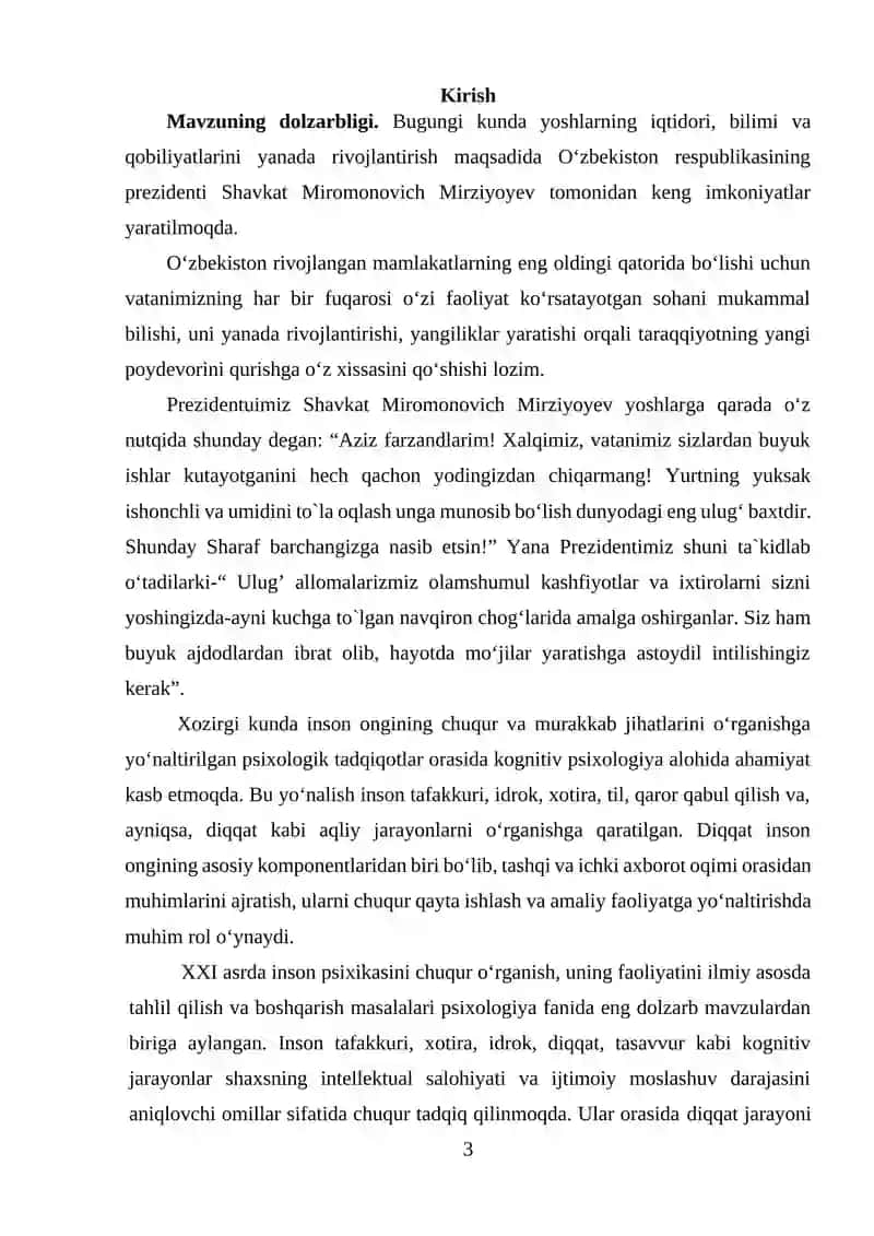 Kognitiv psixologiyada diqqat tadqiqotlari 3