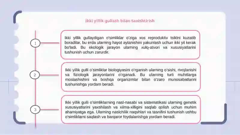 ikki yillik gulli o'simliklar ekologiyasi 3