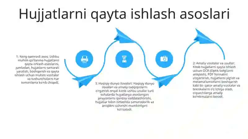 Matnli Hujjatlarni Yaratish Va Qayta Ishlash Asboblar ToʻPlami 3