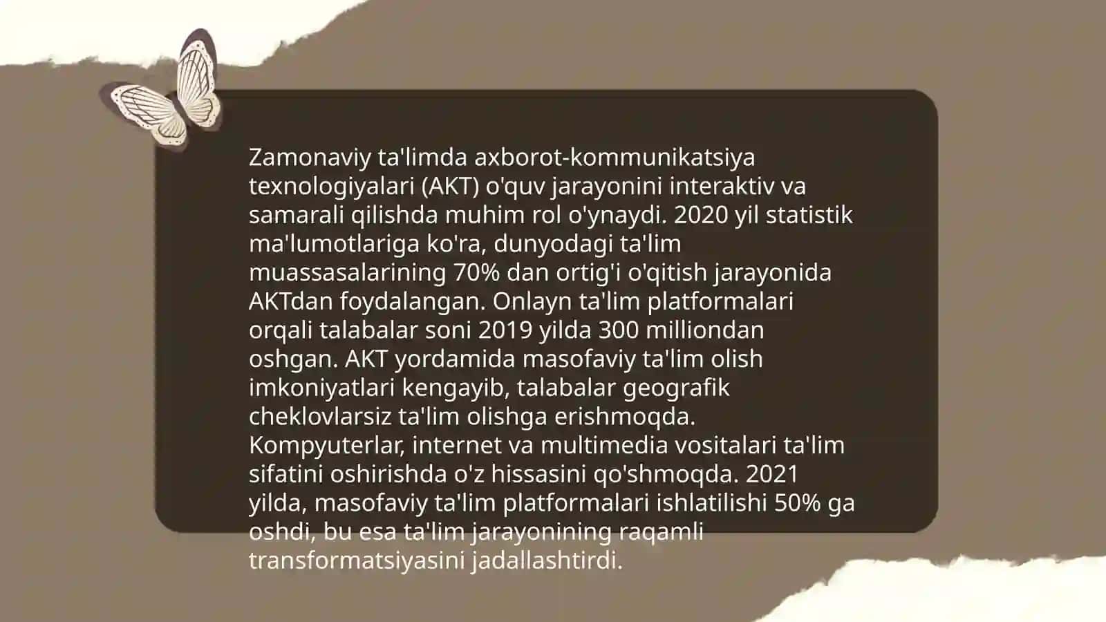 Zamonaviy Ta'lim va Axborot-Kommunikatsiya Texnologiyalari 3